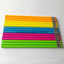 Hb Pencil with Color Body with Eraser